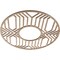 Ekena Millwork Empire Wood Fretwork Pierced Ceiling Medallion, Red Oak, 22"OD x 8"ID x 3/8"T CMWP22X22X0375EPRO - alternate 2